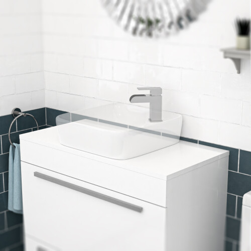 NES Home Nes Home 800mm White Moisture Resistant Vanity Cabinet Worktop