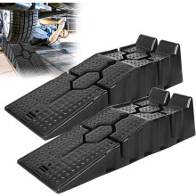 LARS360 Car Ramps Heavy Duty Plastic for Garage and Workshop–2.5 Ton Capacity for Automotive Lifting, Motorhome, and Car Service