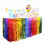 Ycfish Rainbow Party Decorations, Wavy Rainbow Table Skirts, 29 x108 1