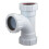 Waste Compression 40mm Swept Tee (Pack of 3) 1