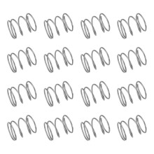 sourcing map 50Pcs 304 Stainless Steel Compression Springs, 0.7mm x 9mm x 10mm Small & Tiny Pen Spring for Home Repair & DIY, Workshop & Industrial U