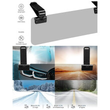 Sun Visor Extender for Cars, Adjustable Visor Extension for Car Visor,Double-Clip,Anti Glare Stray Light