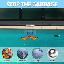 Swimming Pool Skimmer Mesh Skimmer Guard Kit Screen Fits Most Pool Openings 16.5"X 13" Fit over All Skimmer Openings