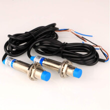 Gebildet 2pcs Metal Inductive Proximity Sensor Detector Switch LJ12A3-4-Z/BX 4mm 6-36VDC 300mA NPN Normally Open (NO) 3 Wires