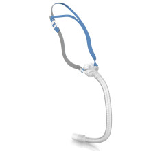 CPAP Nasal Mask Assembly Kit Compatible with ResMed Airfit P10, Including 1 PC P10 Nasal Pillow(L), 1 PC Frame, 1 PC Headgear and 1 PC Short Tube, Sn
