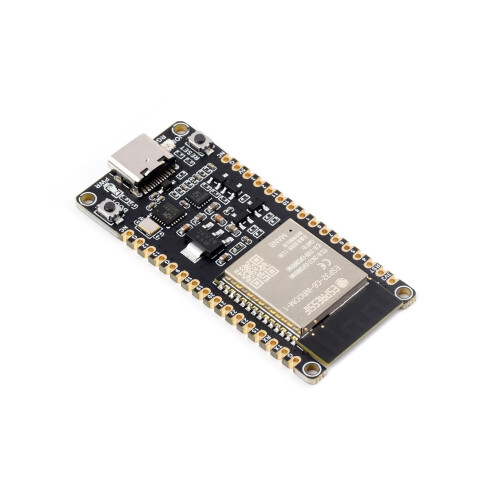 Waveshare ESP32-C6 Microcontroller, WiFi 6 Development Board, 160MHz Single-Core Processor, ESP32-C6-WROOM-1-N8 Module, Supports USB and UART Develop