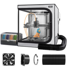 3D Printer Enclosure with Ventilation Kit for Anycubic Kobra 3/3 V2 Combo/Flashforge AD5X 3D Printers,Fireproof & Dustproof Noise Reduction 3D Printe