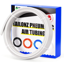TAILONZ PNEUMATIC Air Line 6mm od White Pneumatic Nylon Tube 32.8ft Air Brake Tubing Nylon Hose
