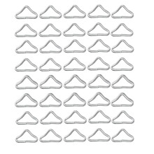 40pcs Trampoline Triangle Rings , Triangle V Rings Buckle Trampoline Replacement Parts Trampoline Accessories