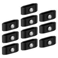 10Pcs Double Rod Fence Corner Connectors for Mesh Fencing Garden Fence Outdoor Fence Fence Joining Clips