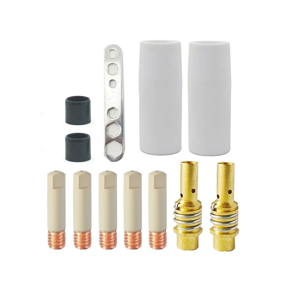 Mb-15Ak 14Ak Mig Coating Protection 0.8Mm Contact Tip Ceramic Nozzle Non-Stick Welding Slag European Welding Accessories 4711337592675