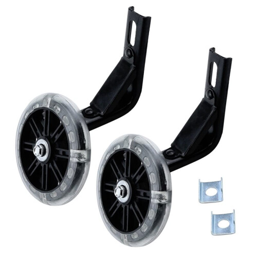 Rodas de Treinamento Flash para Bicicletas Infantis - Estabilizadores Universais para Bicicletas de Crianças de 12 Polegadas
