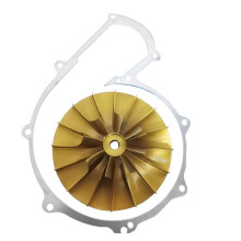 137mmX4mm Impeller Easy Installation Supercharger Wheel Impeller for BRP 4-TEC 300 RXP RXT GTX