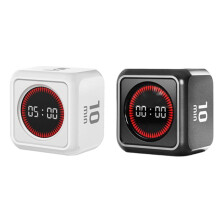 Visueller Countdown-Timer mit 3-Stufiger Lautstärkeregelung, Lautloser Blinkalarm, Integrierter 800-MAh-Akku