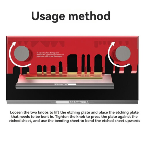 Etched Sheet Bending Vise Etched Sheet Bending Tool Suitable for DIY Craftsmanship Hand Tools