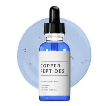 Copper Peptide Serum with Lightweight Texture for Anti-Aging and Skin Firming, 29ml Bottle