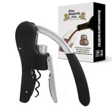 2025 Lever Action Corkscrew Wine Bottle Opener, Manual Handheld Corkscrew with Lever Pump