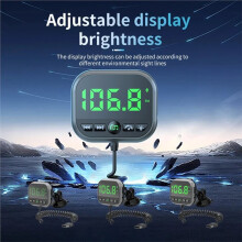 BT 5.3 Receiver Adapter Led Display Aux Car Adapter Wireless Audio Transmitter for TV Speakers Car MP3 Player