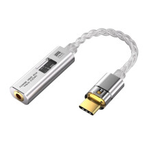 USB Type C to 3.5 mm Jack Adapter HiFi DAC Audio Amplifier Stereo Ephone Headphone Decoding Converter CX31993 MAX97220