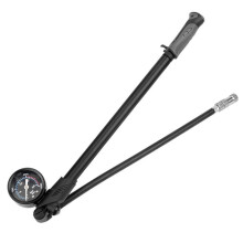 High-Pressure Bike Air Pump with Gauge for Mountain Bicycles