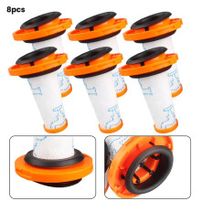 Conjunto de 8 Filtros para Aspirador de Pó Sem Fio para X-Force Flex 9.60, com Cabeça de Lavagem Lavável e Reutilizável, Além de Acessórios para