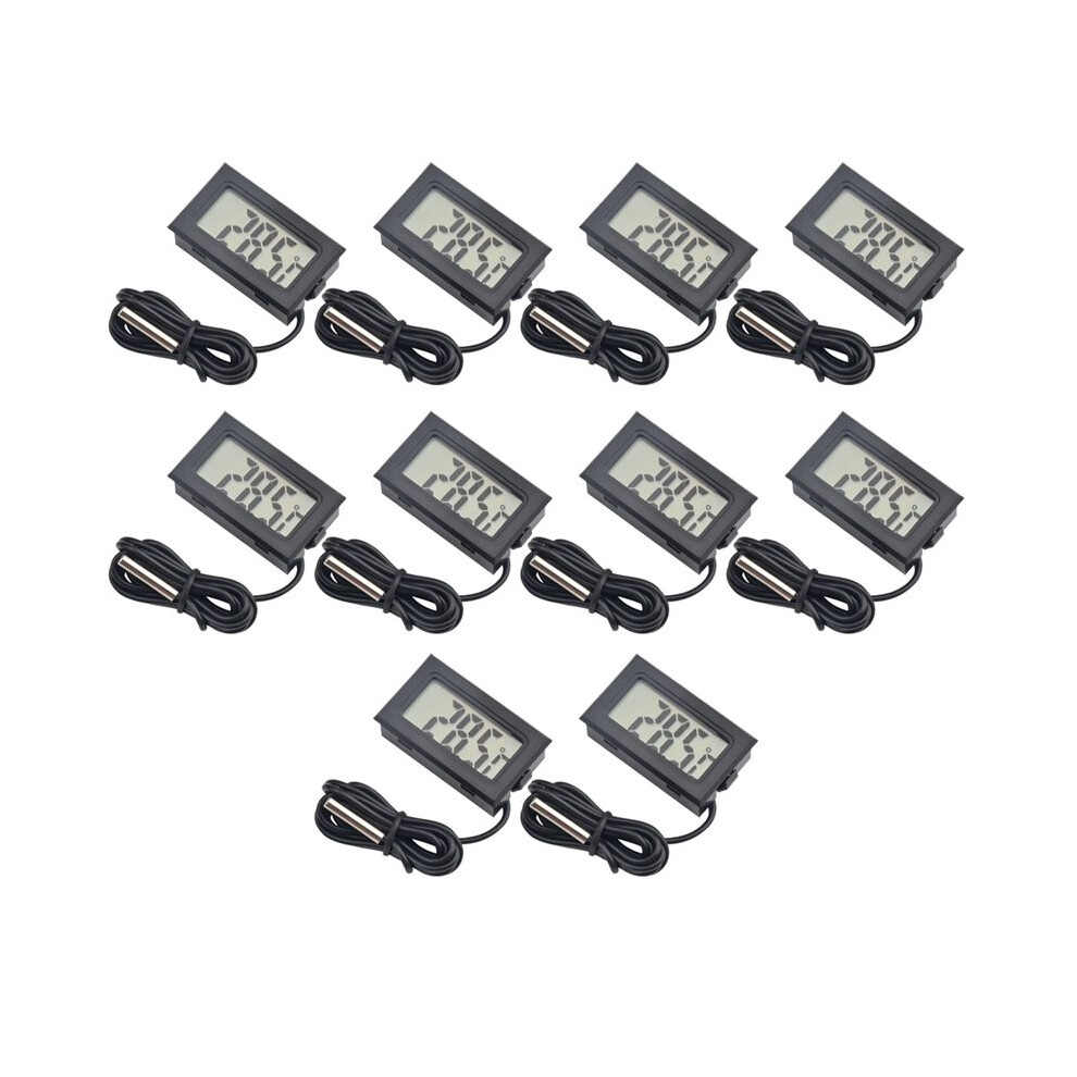 Fy-10 Digital Lcd Display Embedded Probe Fridge And Freezer Thermometer Sensor For Indoor Temperature Monitoring 6032884530872