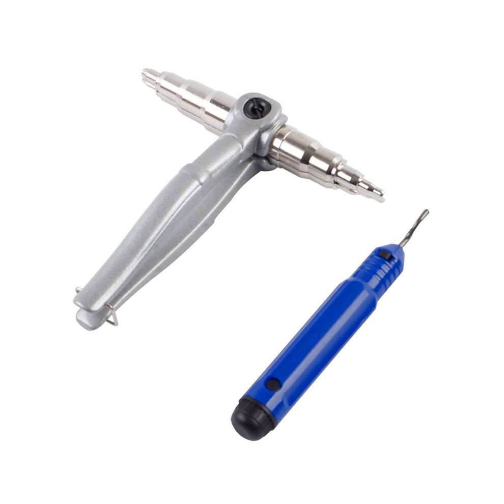 Hand Tube Expander For 1/4 To 7/8 Inch 6-22Mm Copper Tubing With Deburring Scraper Manual Expander Tool For Hvac 4712017680583
