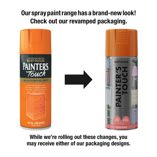Rust-Oleum Rust-Oleum 400ml Painter's Touch Spray Paint Aerosol - Real Orange Gloss 1