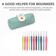 Ergonomic Crochet Hook Set Extra Long Kit Crochet Needles Knitting Crochet Tricot Accessories for Beginners Comfortable