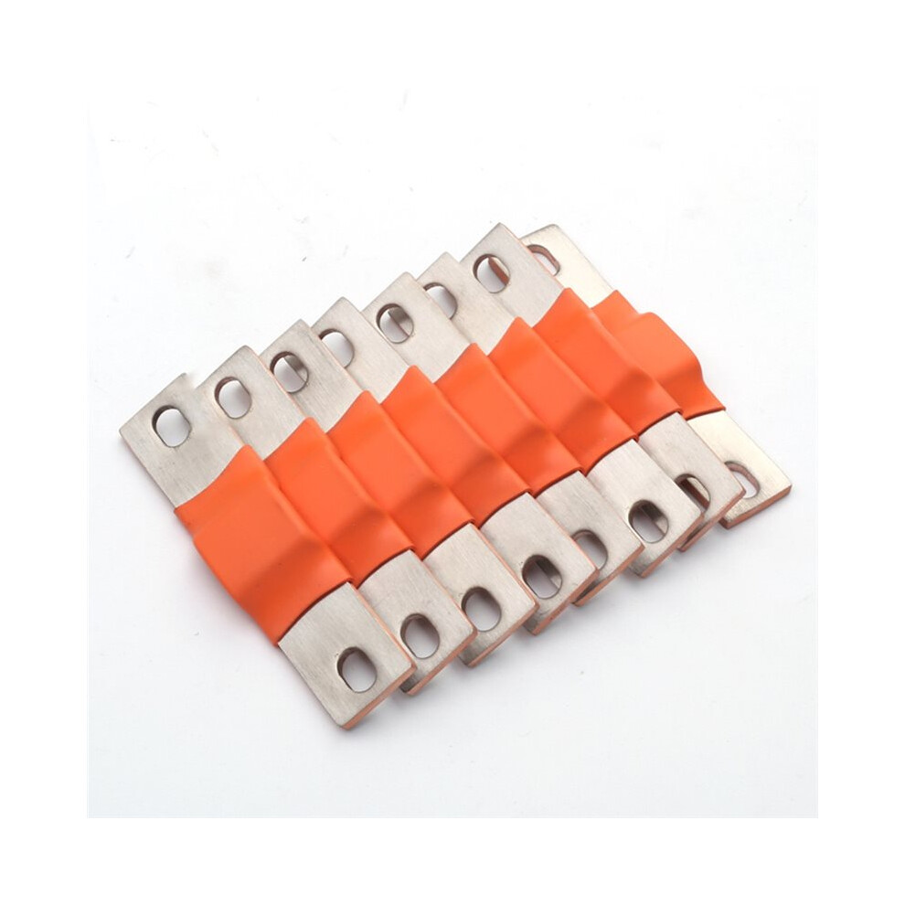 Lithium Battery Connecting Piece Copper Soft Connection M6 Hole Pitch 74 Width 20, For 280 Battery Clamps, Connectors 6033692588253