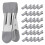 Prendedores de Roupa Resistentes, Pacote com 30 Unidades - Prendedores de Metal de 5,5 cm (2,17 Polegadas), Ideais para Secar Roupas, Varal e Meias. 2