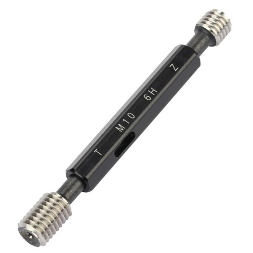 Steel Thread Plug Gauge Metric Internal Threads - Manual Inspection Quality Control (M10x1.5)