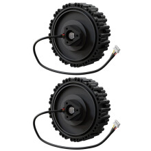 2 Stück DDSM210 -Servomotor, Hoher Drehmoment, Niedrige Drehzahl, Integrierter Radnabenmotor mit Treiber für RC-Auto-Roboter-DIY