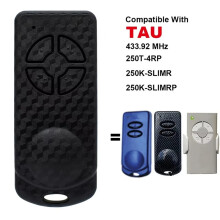 Compatible avec la Télécommande à Code Tournant 4 Boutons TAU 433,92 MHz 250T-4RP 250K-SLIMR 250K-SLIMRP pour Porte de Garage