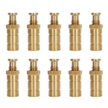 10pcs Brass Pool Cover Anchors Fits 3/4Inch Holes for Concrete and Paved Surfaces,Pool Cover Anchors for Inground Pools