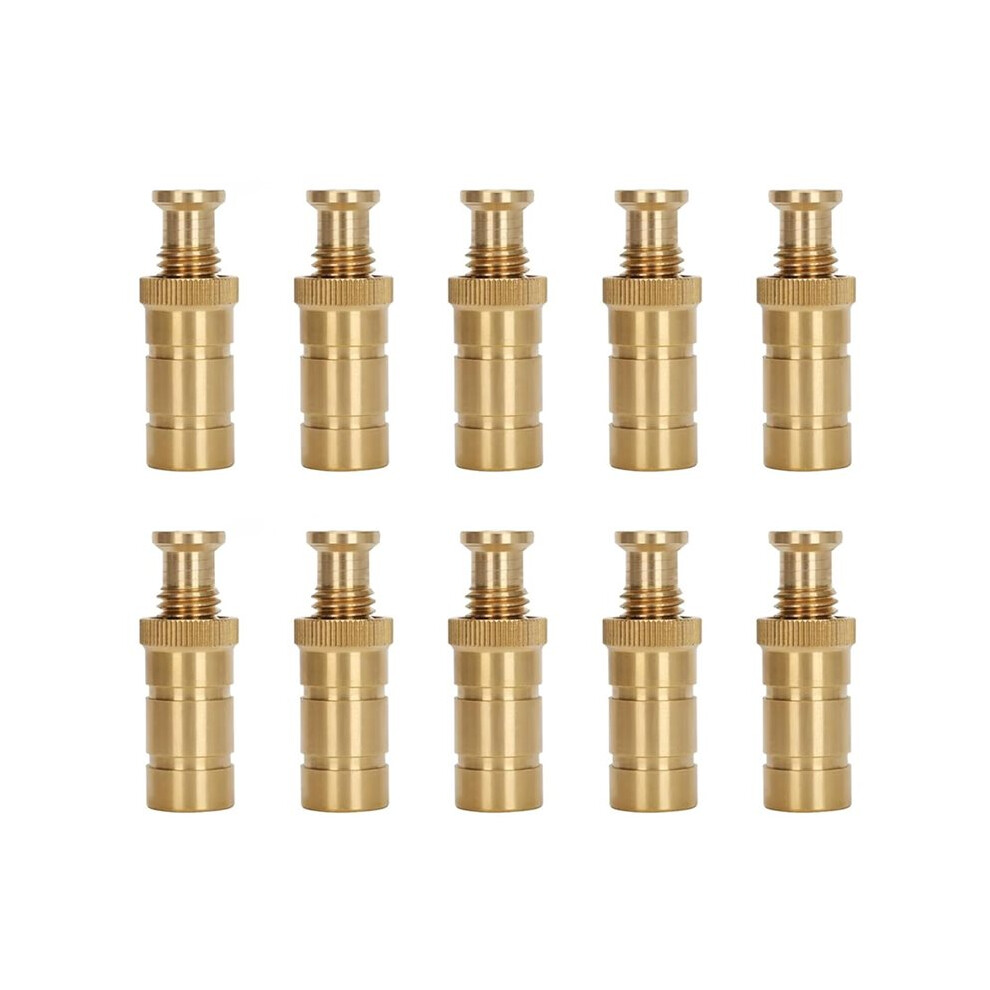 10Pcs Brass Pool Cover Anchors Fits 3/4Inch Holes For Concrete And Paved Surfaces,Pool Cover Anchors For Inground Pools 4711212608835
