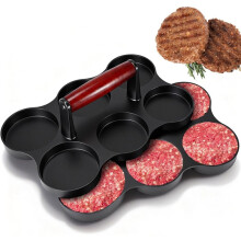 Burger Press Small Meat Patty Maker Round Shape Press Patty Maker for Hamburger, Barbecue, Picnic, Camping,Etc