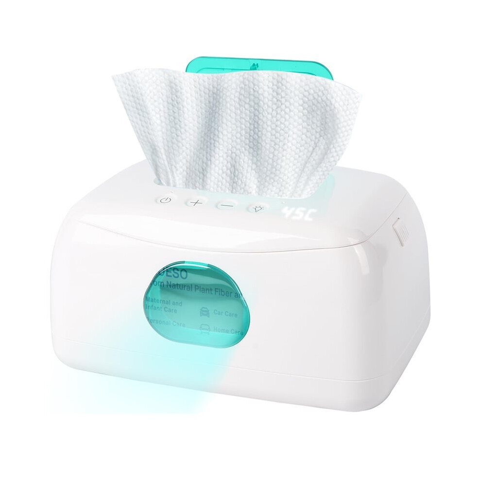 Baby Wipe Warmer with 16-Level PrecisionHeating, Portable USB-Powered Wet Wipe Warmer,for Diaper Changes, Home Use