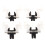 4PCS for  Pet Clipper Blade Drive Assembly Lever Replacement for Enhanced Grooming 1