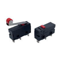 50PCS Micro Roller Lever Arm Limit - NO/NC (Normally Open/Normally Closed), Models KW11-3Z