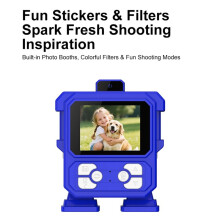 48MP Children'S Camera Cute High Definition Thermal Printer Dual HD Cameras 16x Zoom Power 1080P Ultra HD Videos A