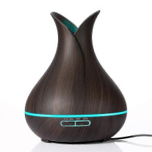 2022 New Vase Aroma Diffuser,7 Color Led Cycle Air Humidifier Aromatherapy Essential Oil Aroma Diffuser,capacity 400ml Sxq
