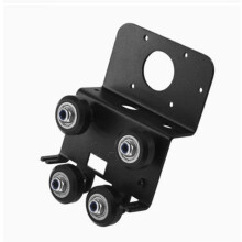 För 3/CR10 Direktdrivplatta med Hjul för 3 Direktextruderadapter Bakplatta 3D-Skrivartillbehör