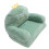 Kids' Foldable Green Dinosaur Sofa 4
