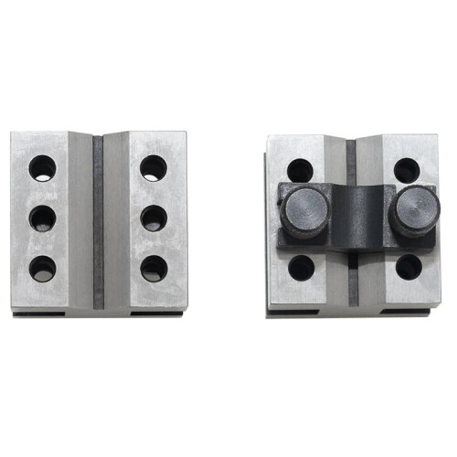 Machinist V Blocks with Clamps - Hardened Steel, Multi-Purpose Tool 1