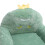 Kids' Foldable Green Dinosaur Sofa 13