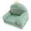 Kids' Foldable Green Dinosaur Sofa 18