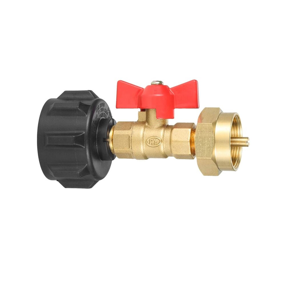 1Pc Qcc1 Propane Refill Adapter For 1Lb Propane Bottle Tank With Shut /Off Controller Valve 4711722075196