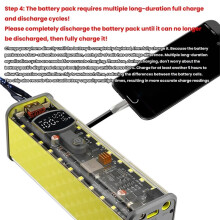 PD65W Power Bank Case 8x18650 Power Bank Battery Storage Box Fast Charging Battery Holder with LED Light USB+Type-C B