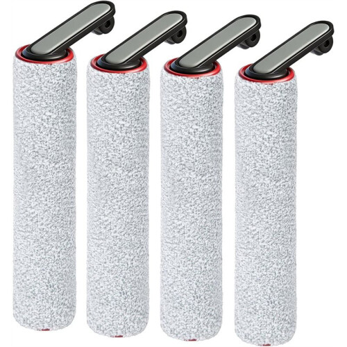 Roller Brush Replacement for  H12 Pro Cordless Wet Dry Vacuum Cleaner Accessories, 4 Pack Roller Brushes